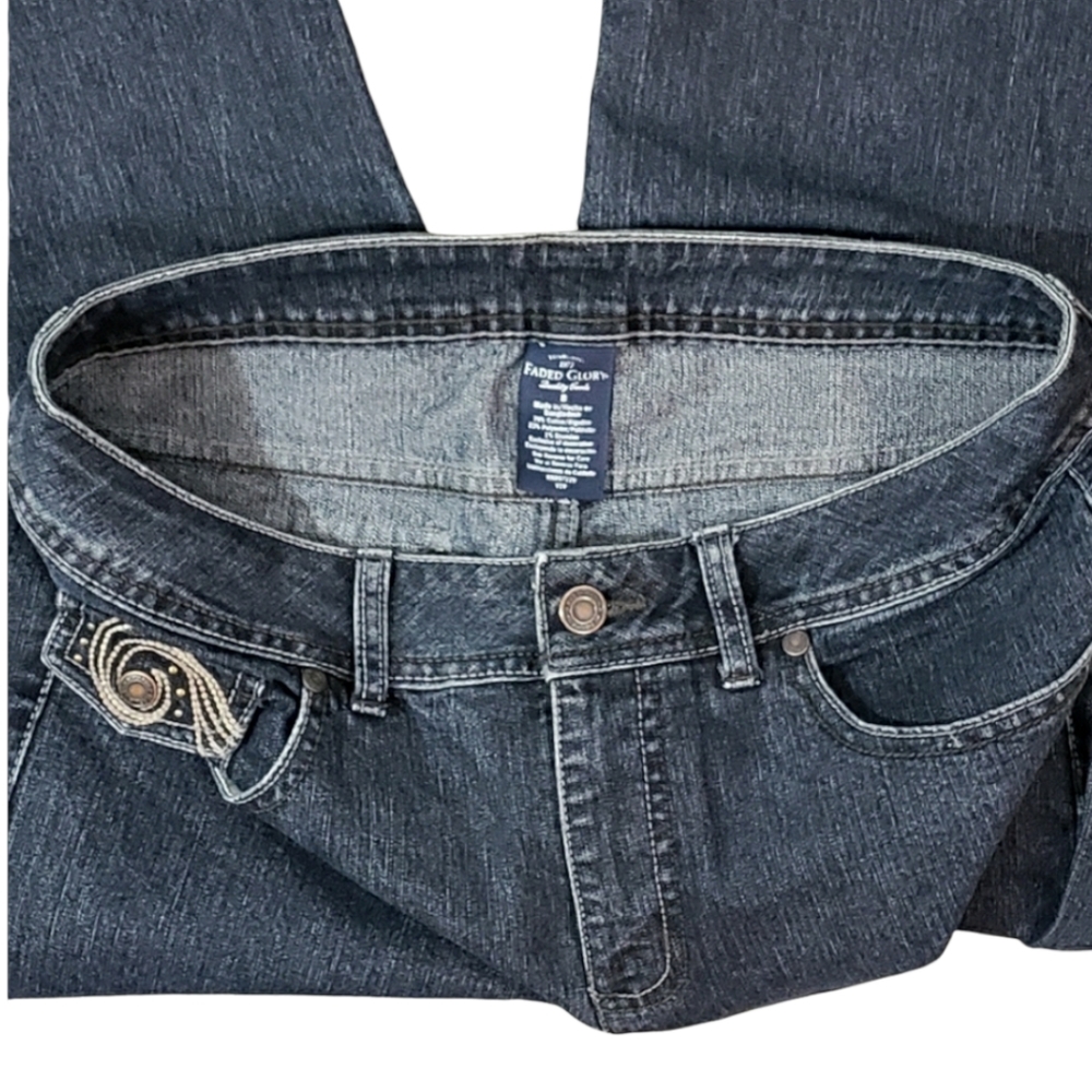 Faded Glory Jean's Boot Cut Dark Blue